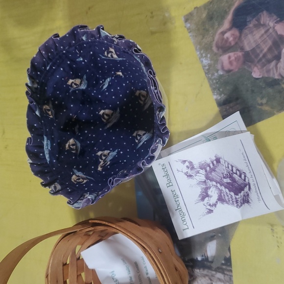 Longaberger 1993 Vintage Nay Series Lily of the Valley Handwoven Handle‎ … - Picture 7 of 7